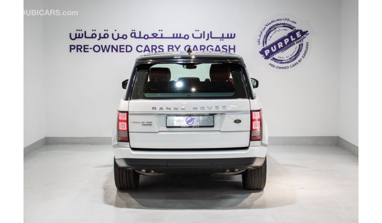 Land Rover Range Rover Vogue SE Supercharged AED 3498 PM | VOGUE SUPERCHARGED | V8 | GCC | WARRANTY