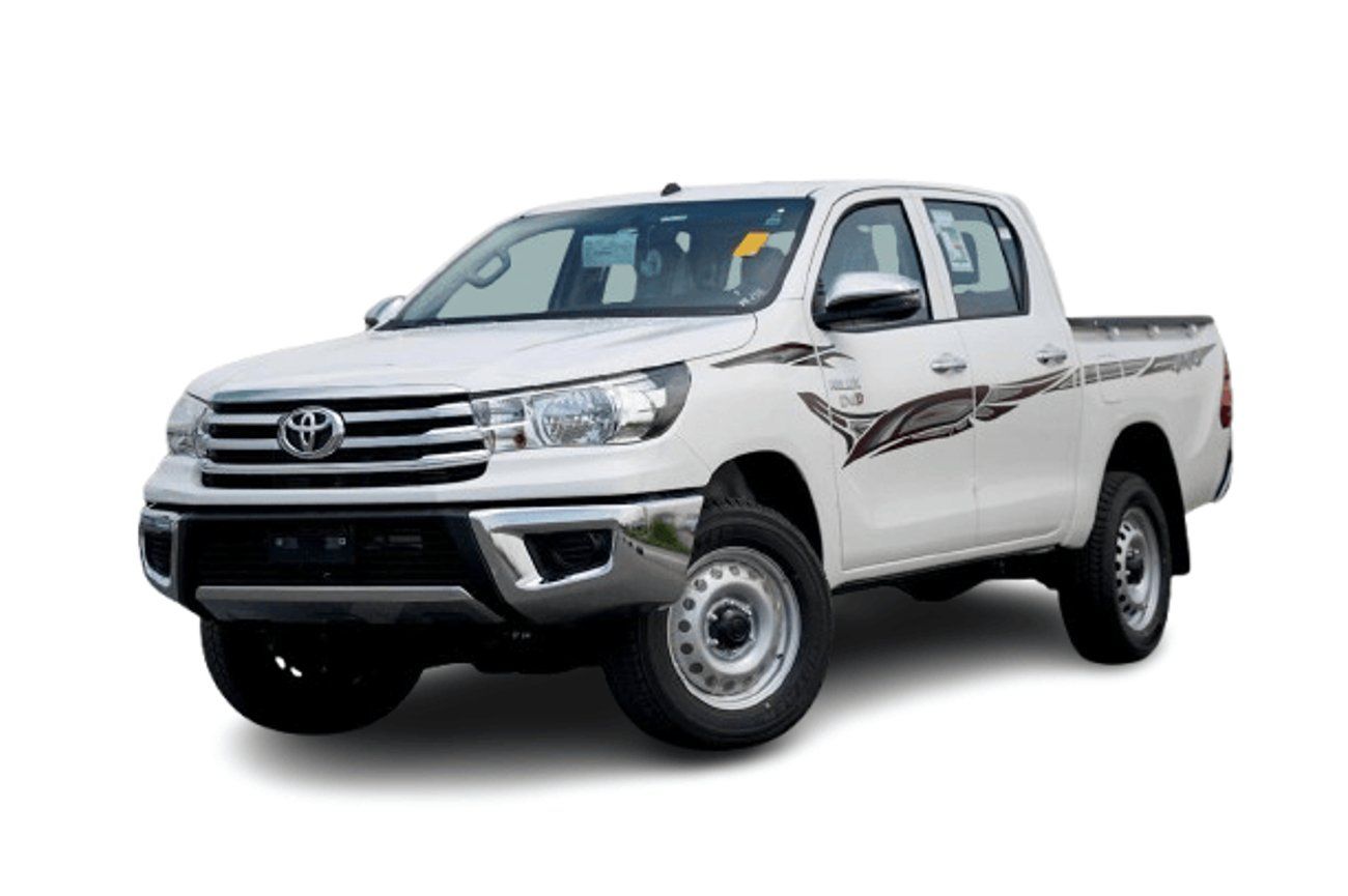 تويوتا هيلوكس GL 4WD ECTKSA002 - 2026 Toyota Hilux Double Cab Pick Up - 2.4L Diesel Manual 4wd – White