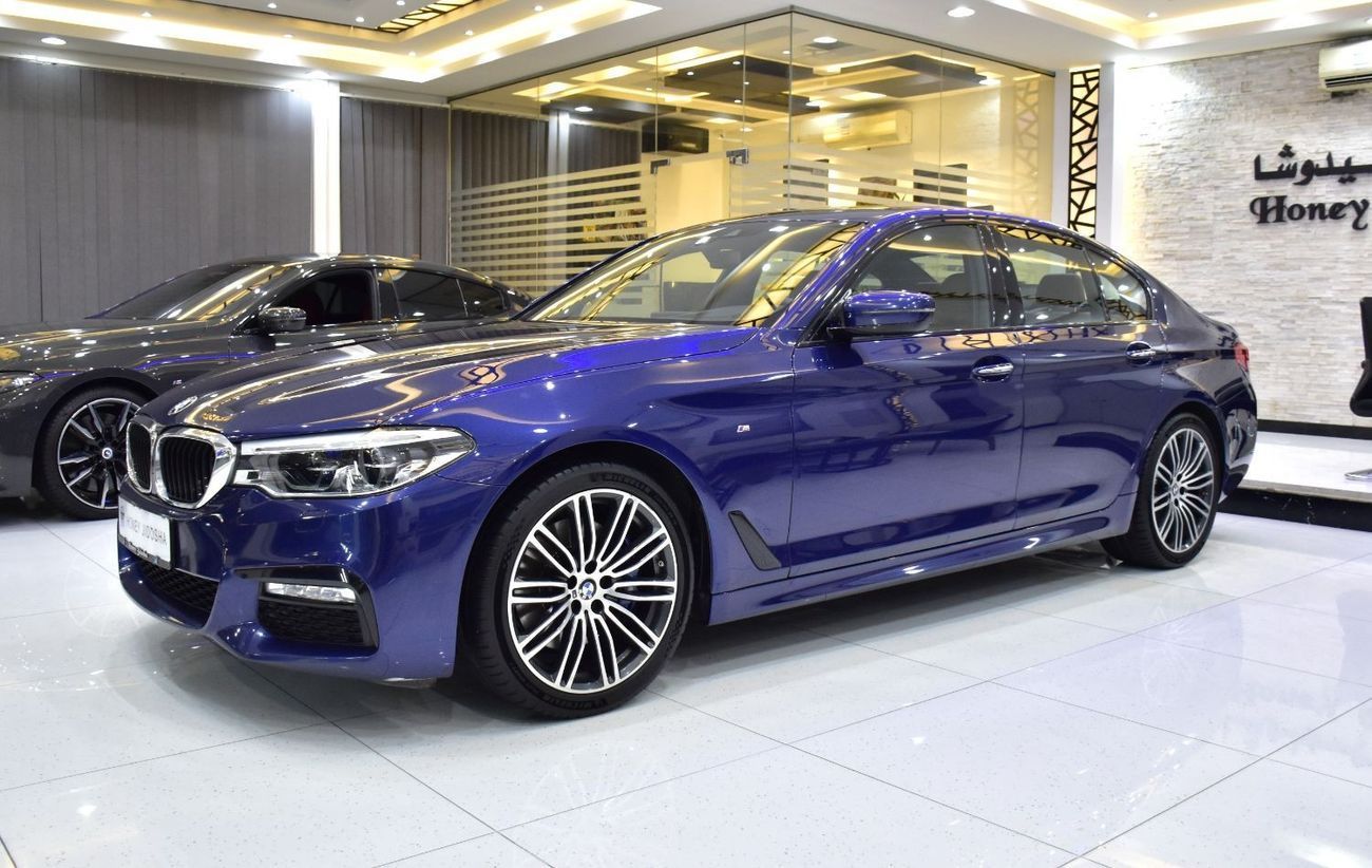 BMW 530i EXCELLENT DEAL for our BMW 530i M-Kit ( 2017 Model ) in Blue Color GCC Specs