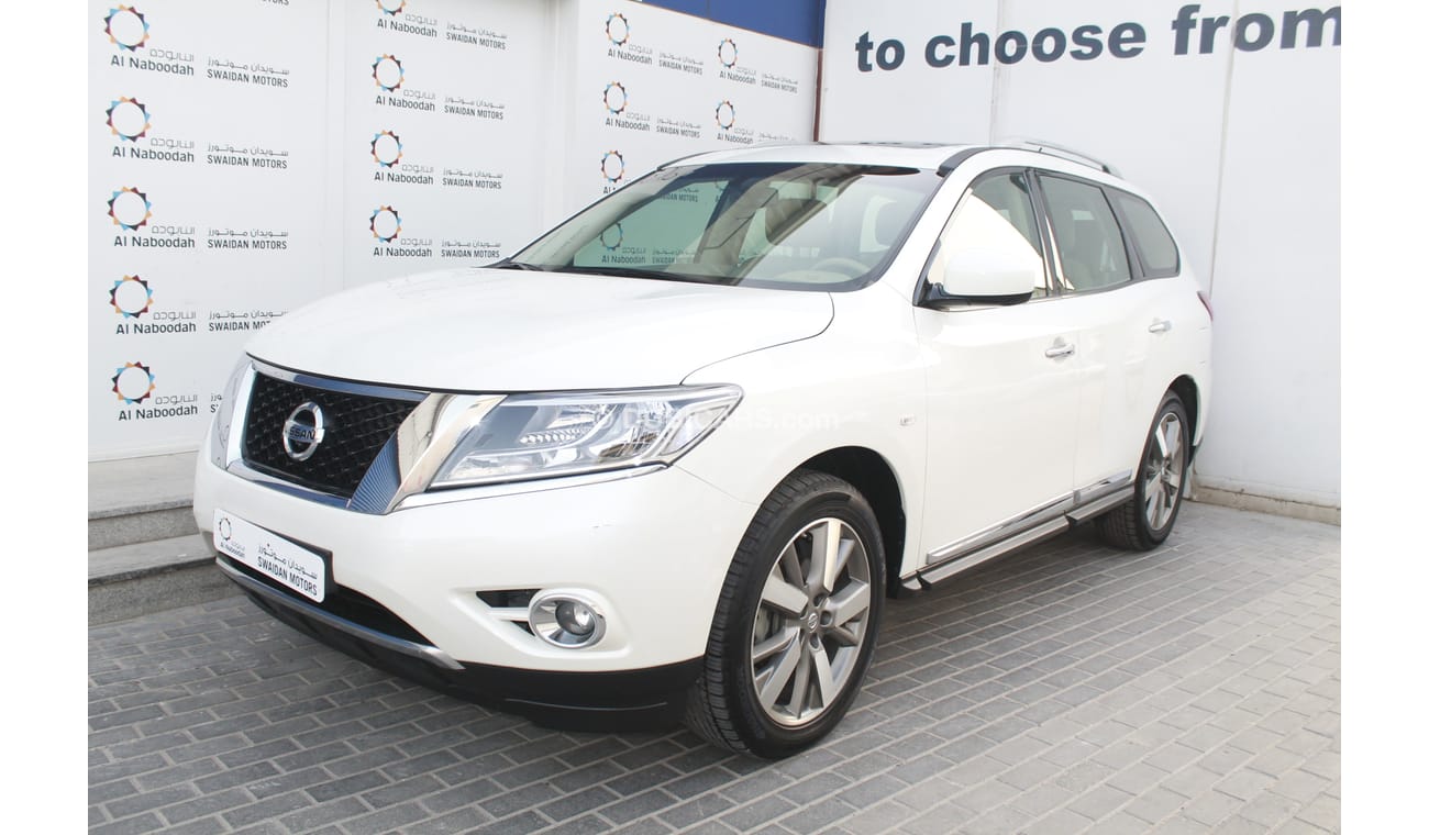 نيسان باثفايندر 3.5L SL V6 4 WD 2015 WITH 360 CAMERA FULL OPTION