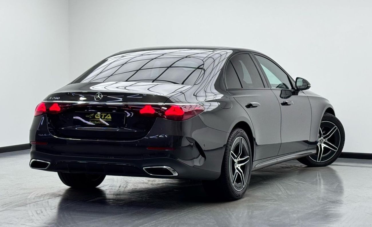 Mercedes-Benz E200 2.0L 2024 Mercedes Benz E200 AMG Night Package, 2025 Mercedes Warranty, Full Service History, Low Km