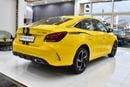 MG GT EXCELLENT DEAL for our MG GT ( 2023 Model ) in Yellow Color GCC Specs