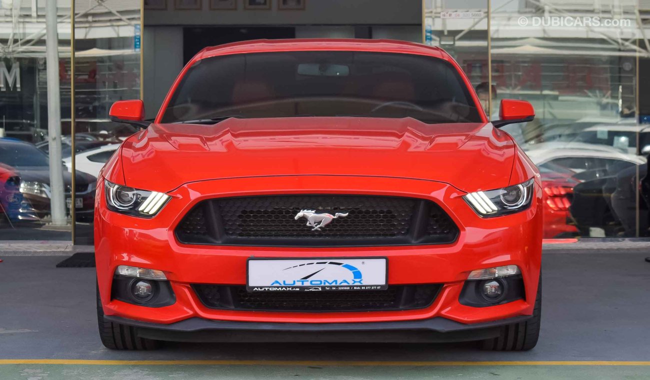 Ford Mustang GT Premium, 5.0 V8 GCC with Warranty and Service # BRAND NEW 4 TIRES