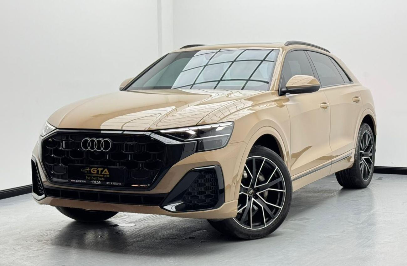 أودي Q8 55 TFSI quattro (340 HP) 2024 Audi Q8 55 TFSI Quattro S-line, 2027 Audi Warranty and Service Pack, G