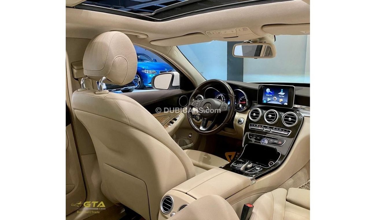 Mercedes-Benz C 200 2015 Mercedes C200, Warranty, AMG Exterior, Service History, Low KMs, GCC