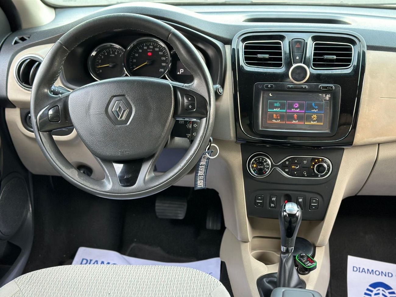 رينو سيمبول RENAULT SYMBOL 2017 GCC ORGINAL PAINT // 2KEYS // PERFECT CONDITION