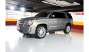 كاديلاك إسكالاد Cadillac Escalade Platinum 2018 GCC under Agency Warranty with Flexible Down-Payment.