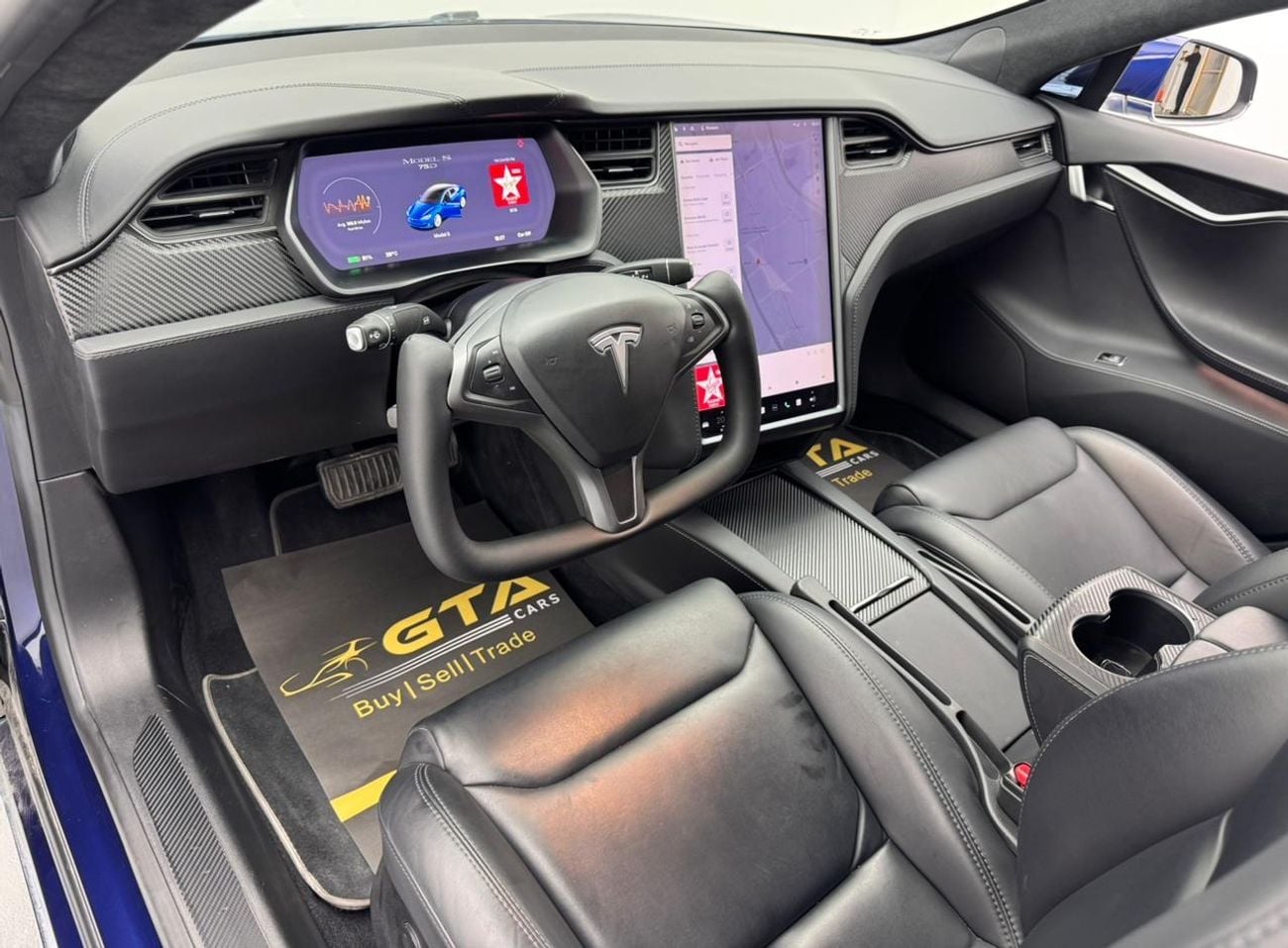 Tesla Model S 2019 Tesla Model S 75D, 2027 Tesla Battery Warranty, 2027 Tesla Warranty, Tesla Service History, GCC