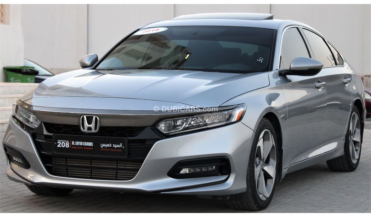 هوندا أكورد هوندا أكورد 2018 خليجي فل اوبشن بحالة ممتازة بدون صبغ بدون حوادث نظيفه جدا من الداخل والخارج