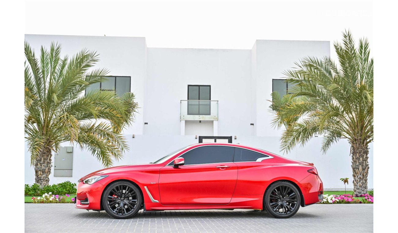 Infiniti Q60 Sport 3.0L - Agency Warranty! - Agency Service Contract!  - Only AED 2,330 Per Month