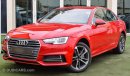 أودي A4 Audi A4 s-line tfsi ultra 2018 2.0L Turbo euro specs