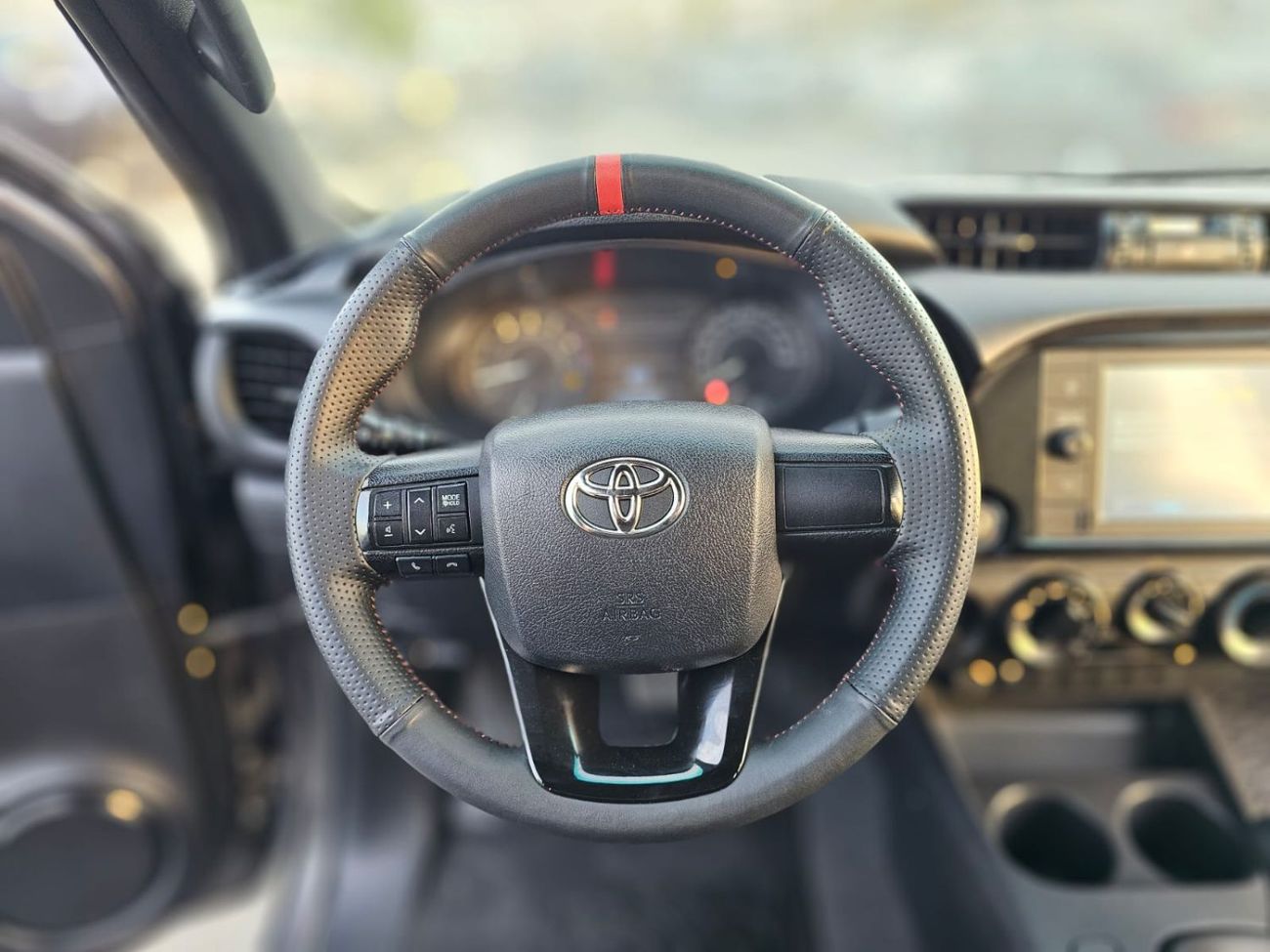 Toyota Hilux Toyota Hilux GR 2021Model 2.7 v4 Engine Fuel.Petrol LHD colour Black Transmission Automatic Interior