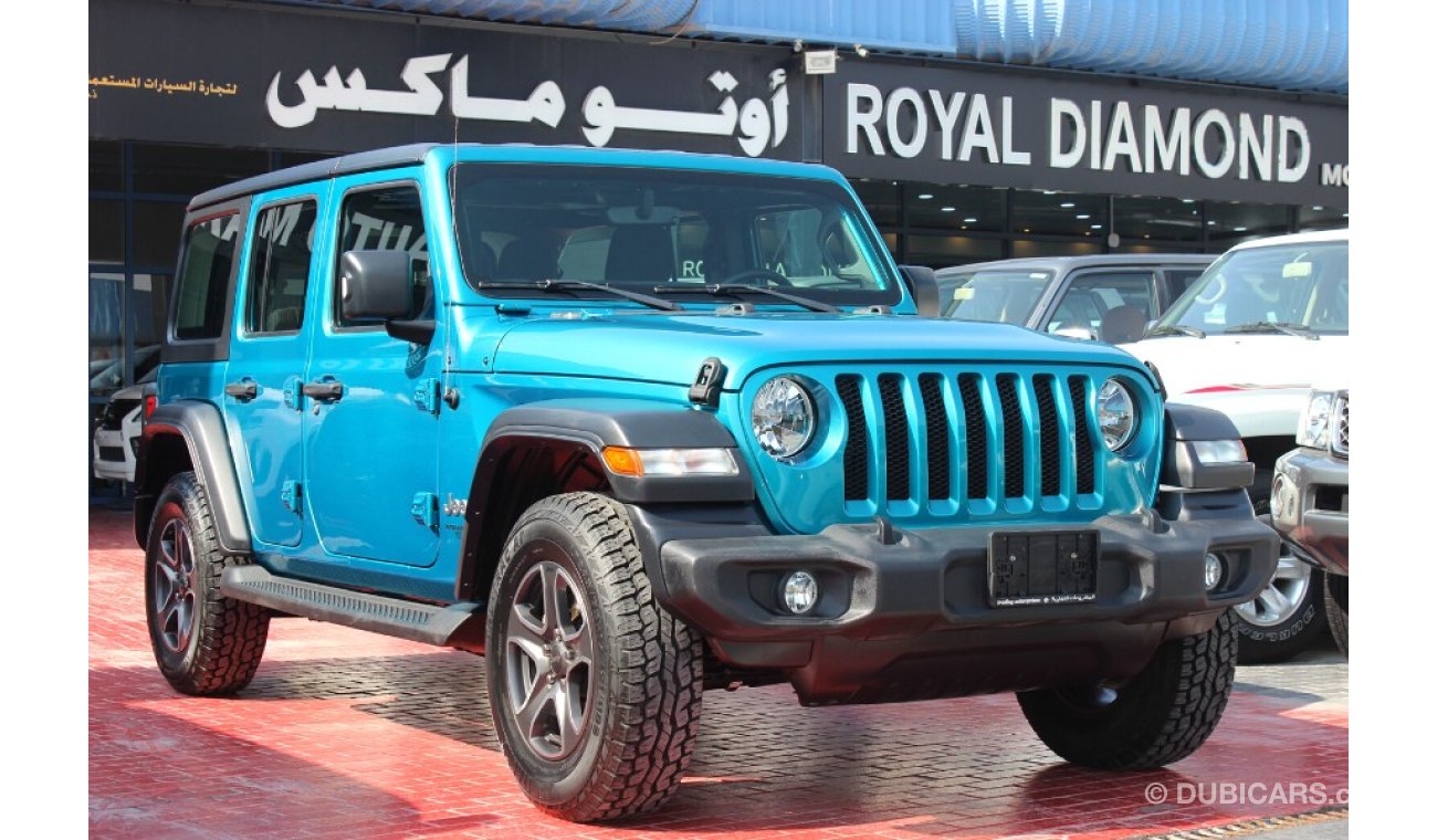 جيب رانجلر (2020) UNLIMITED SPORT V6, GCC, UNDER WARRANTY FROM LOCAL DEALER