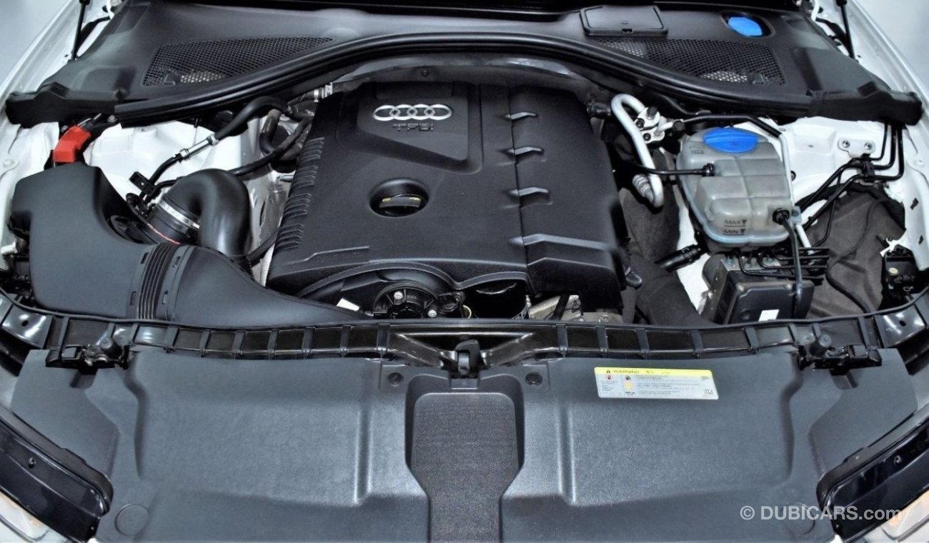 Audi A6 EXCELLENT DEAL for our Audi A6 35TFSi ( 2015 Model ) in White Color GCC Specs