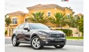 Infiniti QX70 - Agency Warranty - Amazing Condition - AED 1,743 - 0% DP