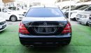 Mercedes-Benz S 550 Imported 2008, black color, number one, leather, panorama, leather, electric chair, suction doors, s