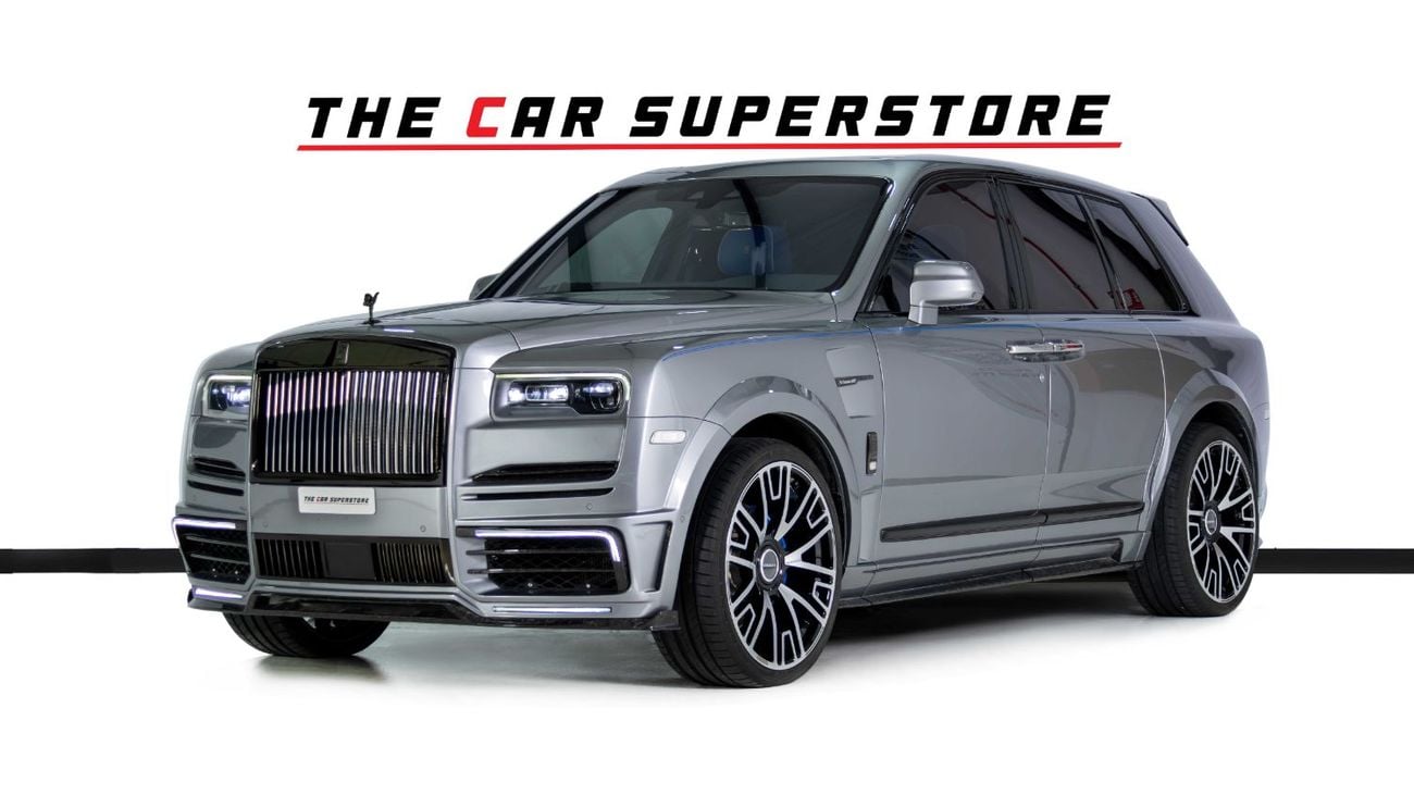Rolls-Royce Cullinan GCC-VIP Seats-Cobalt Blue Interior-24 Inch Mansory Rims-Blue Calipers