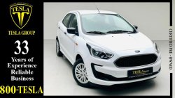 Ford Figo FIGO / SEDAN / GCC / 2019 / WARRANTY + SERVICE CONTRACT UNTIL 25/02/2024 / ONLY 376 DHS MONTHLY