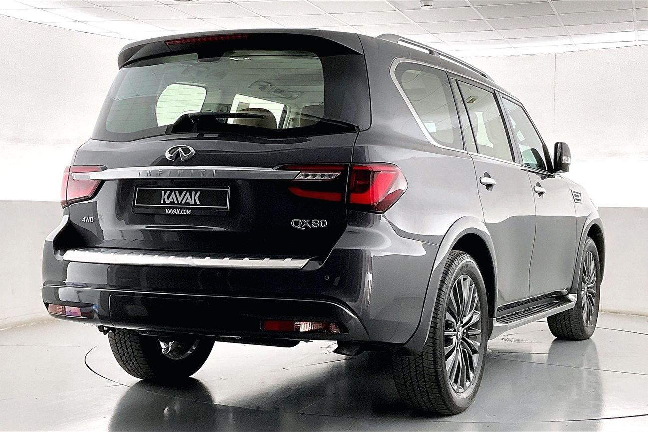 Infiniti QX80 Luxe Sensory (8 Seater) | 1 year free warranty | 0 Down Payment