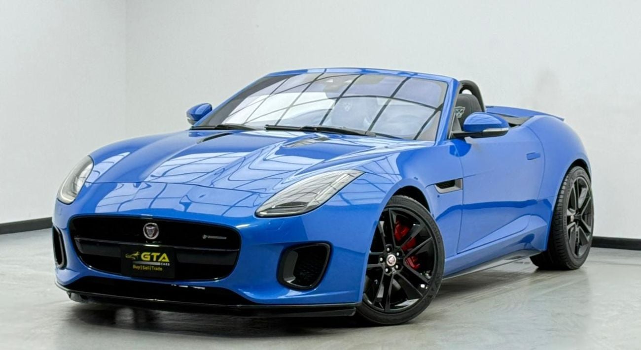 جاكوار F Type R-Dynamic 3.0L (380 HP) Convertible 2018 Jaguar F-Type P380 R-Dynamic, Warranty, Fully Loaded, Excel