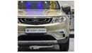 Geely Emgrand X7 EXCELLENT DEAL for our Geely Emgrand X7 Sport ( 2017 Model ) in Gold Color GCC Specs