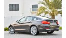 BMW 435i Grand Coupe - GCC -AED 1,939 Per Month - 0% DP