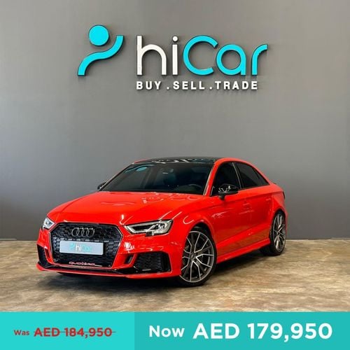 Audi RS3 TFSI quattro AED  2,759pm • 0% Downpayment •RS3 QUATTRO• FULL AGENCY SERVICE!
