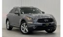 Infiniti QX70 2019 Infiniti QX70, Warranty, Full Service History, Low Kms, GCC