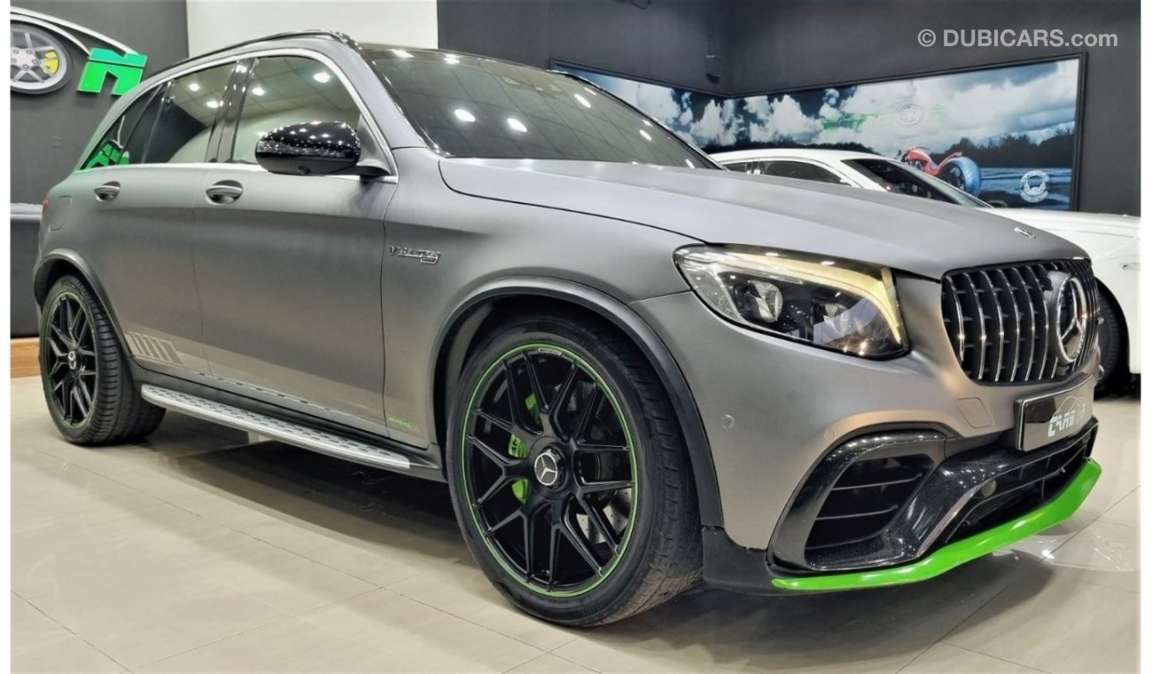 مرسيدس بنز GLC 63 AMG MERCEDES GLC 63S 2018 IN BEAUTIFUL CONDITION LOW MILEAGE ONLY 35K KM FOR 189K AED