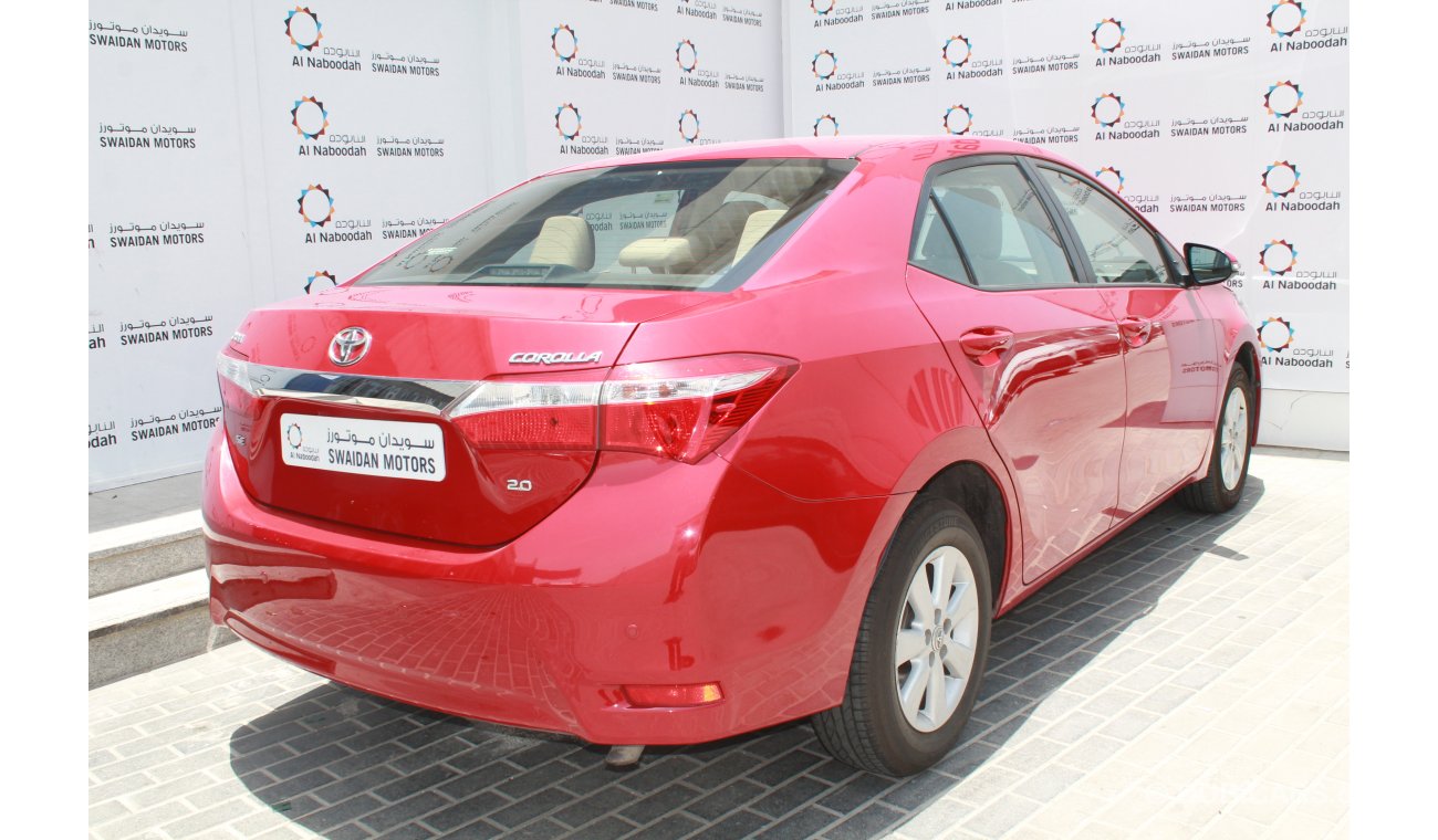 Toyota Corolla 2.0L SE 2015 MODEL CHOICE OF COLOURS