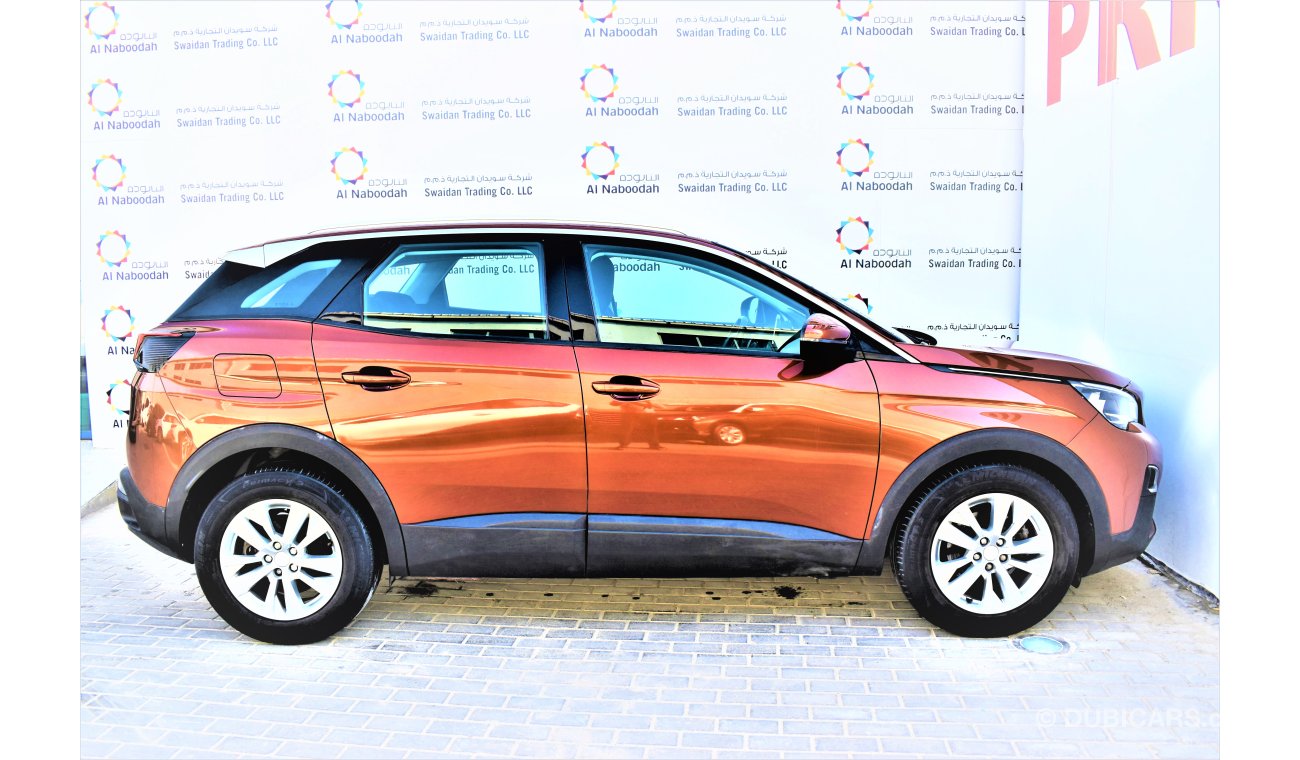 Peugeot 3008 1.6L 2018 GCC SPECS UNDER AGENCY WARRANTY STARTING FROM 59,900 DHS