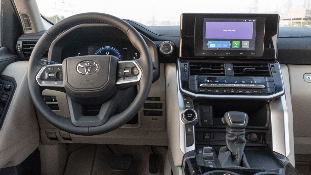 تويوتا لاند كروزر 2026 Toyota Land Cruiser GXR 3.3L AT Diesel (White-Beige) Basic