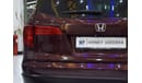 هوندا بايلوت EXCELLENT DEAL for our Honda Pilot AWD ( 2016 Model ) in Burgundy Color GCC Specs