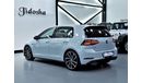 Volkswagen Golf EXCELLENT DEAL for our Volkswagen Golf R ( 2018 Model! ) in Pastel White Color! GCC Specs