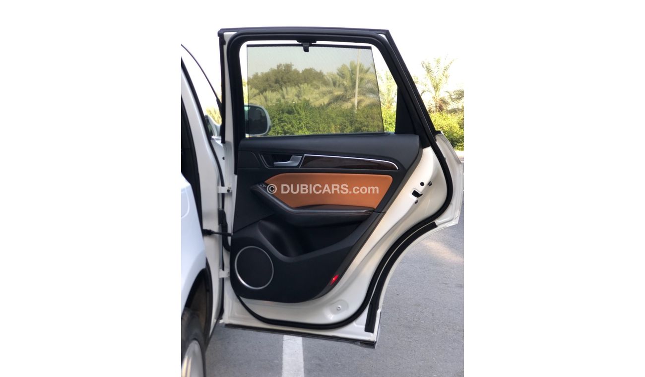 أودي Q5 موديل 2014 خليجي حاله ممتازه جدا من الداخل والخارج فل مواصفات بانوراما ومثبت سرعه وتحكم كهربي كامل و