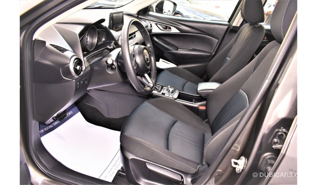 Mazda CX3 AED 1370 PM | 0% DP | 2.0L GS GCC WARRANTY