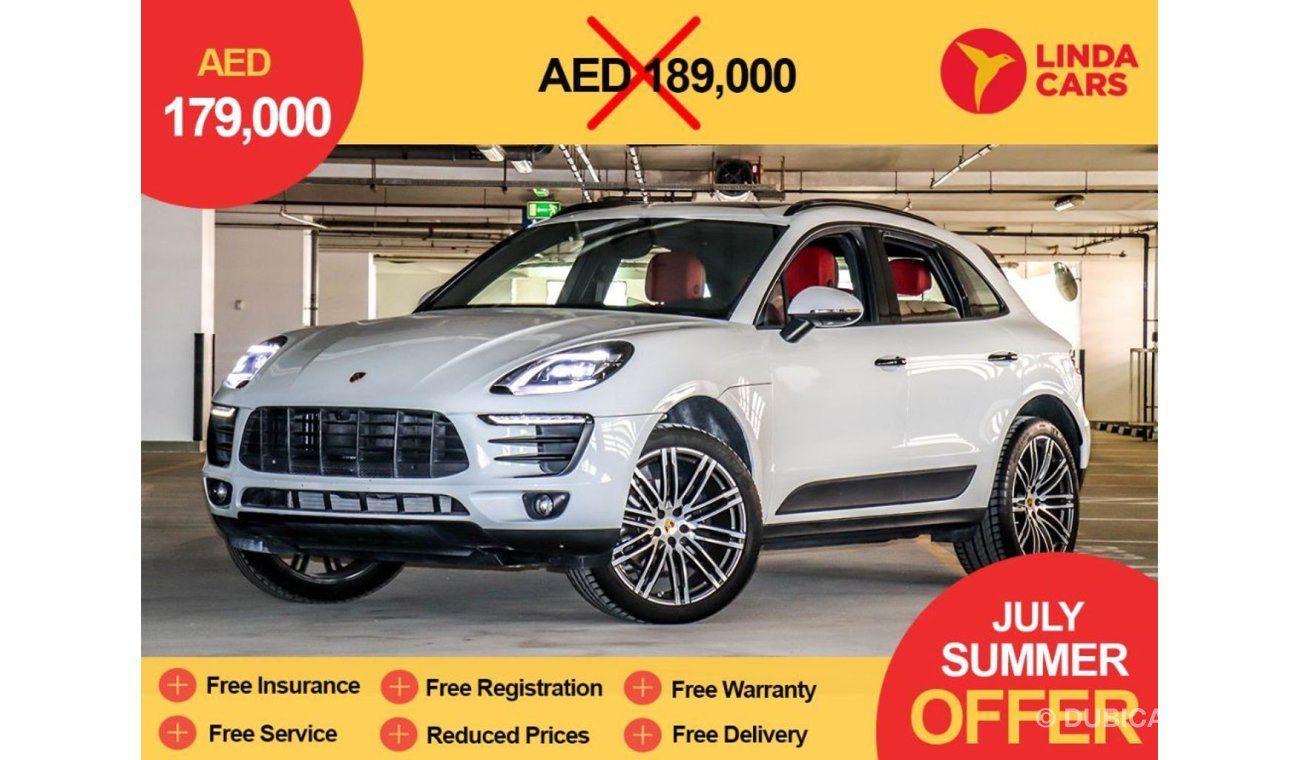 بورش ماكان Porsche Macan 2018 GCC under Agency Warranty with Zero Down-Payment.