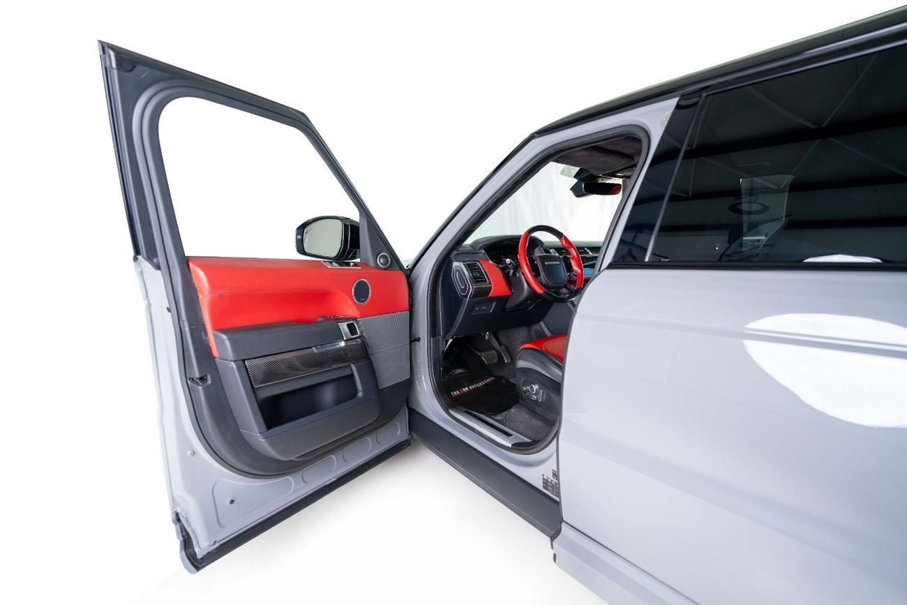 Land Rover Range Rover Sport SVR 5.0L (575 HP) AWD Range Rover Sport SVR Ultimate Edition-Bespoke Color-Black/Red Interior-Black