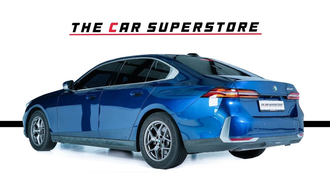 BMW 530i PURE GCC-BMW Warranty service until 2020-FSH With BMW-High Specifications-Metallic Blue
