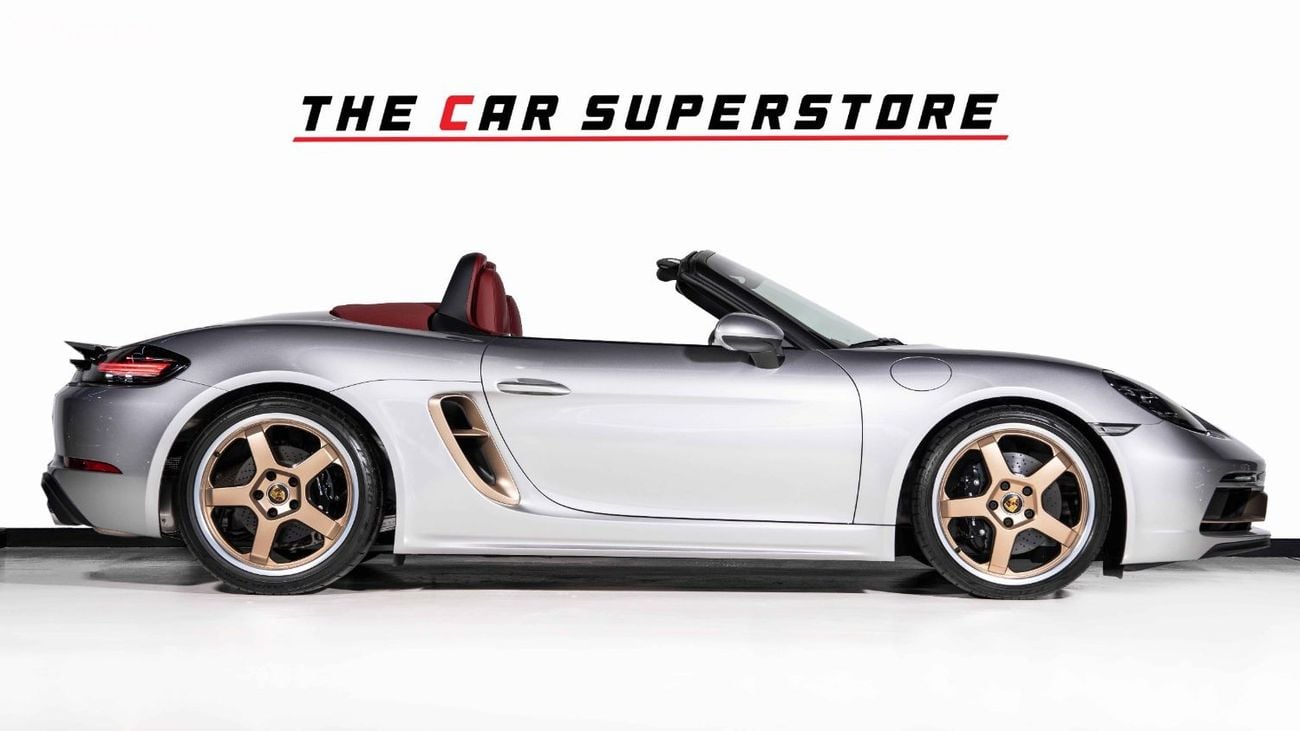 Porsche 718 Boxster 2022-PORSCHE BOXSTER-25 YEARS ANNIVERSARY EDITION-GCC-SPECIAL CAR-AL NABOODA WARRANTY TILL 2026