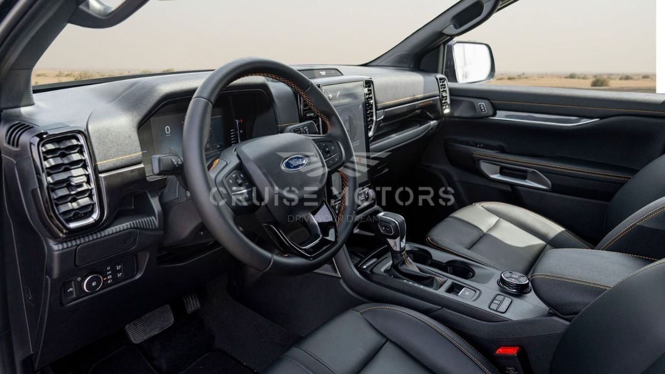 فورد رانجر WILDTRAK 2.0T Diesel - Automatic . Pick Up Truck . Four Wheel Drive . 5 Seats . 4 Doors . Meteor Gre