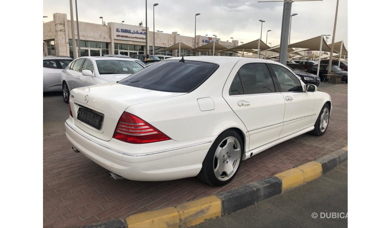 مرسيدس بنز S 350 موديل 2005 خليجيه حاله ممتازه داخليا وخارجيا فال اوبشن ستاير خلفيه  بصمه ودخول بدون مفتاح لارج جلد م