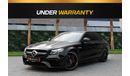 Mercedes-Benz E 63 AMG Std 63 S AMG | 4,700 P.M  | 0% Downpayment | Fantastic Condition!