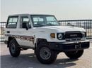 تويوتا لاند كروزر 70 2024 Toyota LC71 4.0 Hard Top - أبيض من الداخل رمادي مزرق | للتصدير فقط