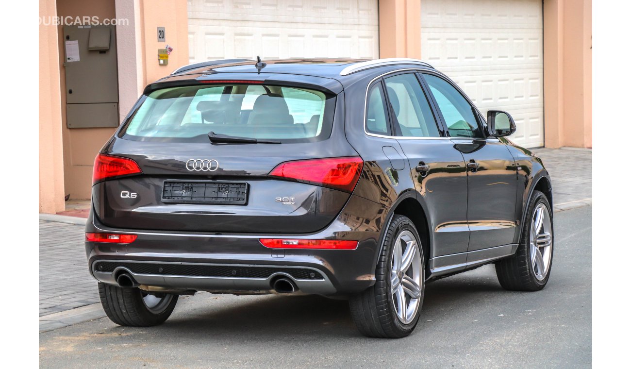 Audi Q5 3.0L (Full option) 2014 GCC under Warranty with Zero Down-Payment.