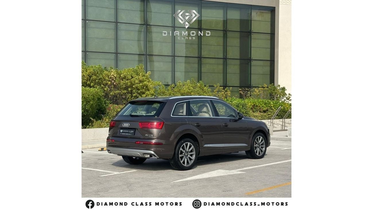 Audi Q7 45 TFSI quattro Audi Q7 TFSI 45 quattro  Panoramic  7-Seater  2018 GCC  1