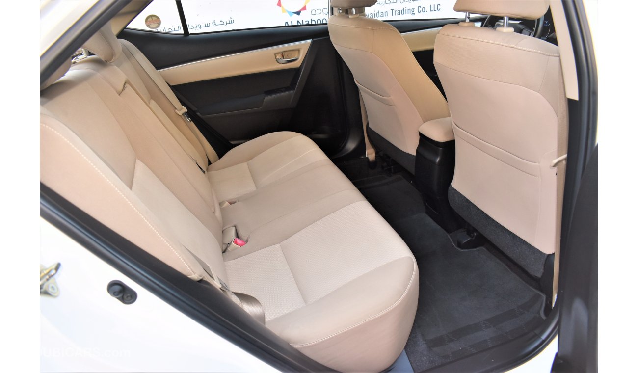 Toyota Corolla 1.6L SE+ 2015 GCC SPECS