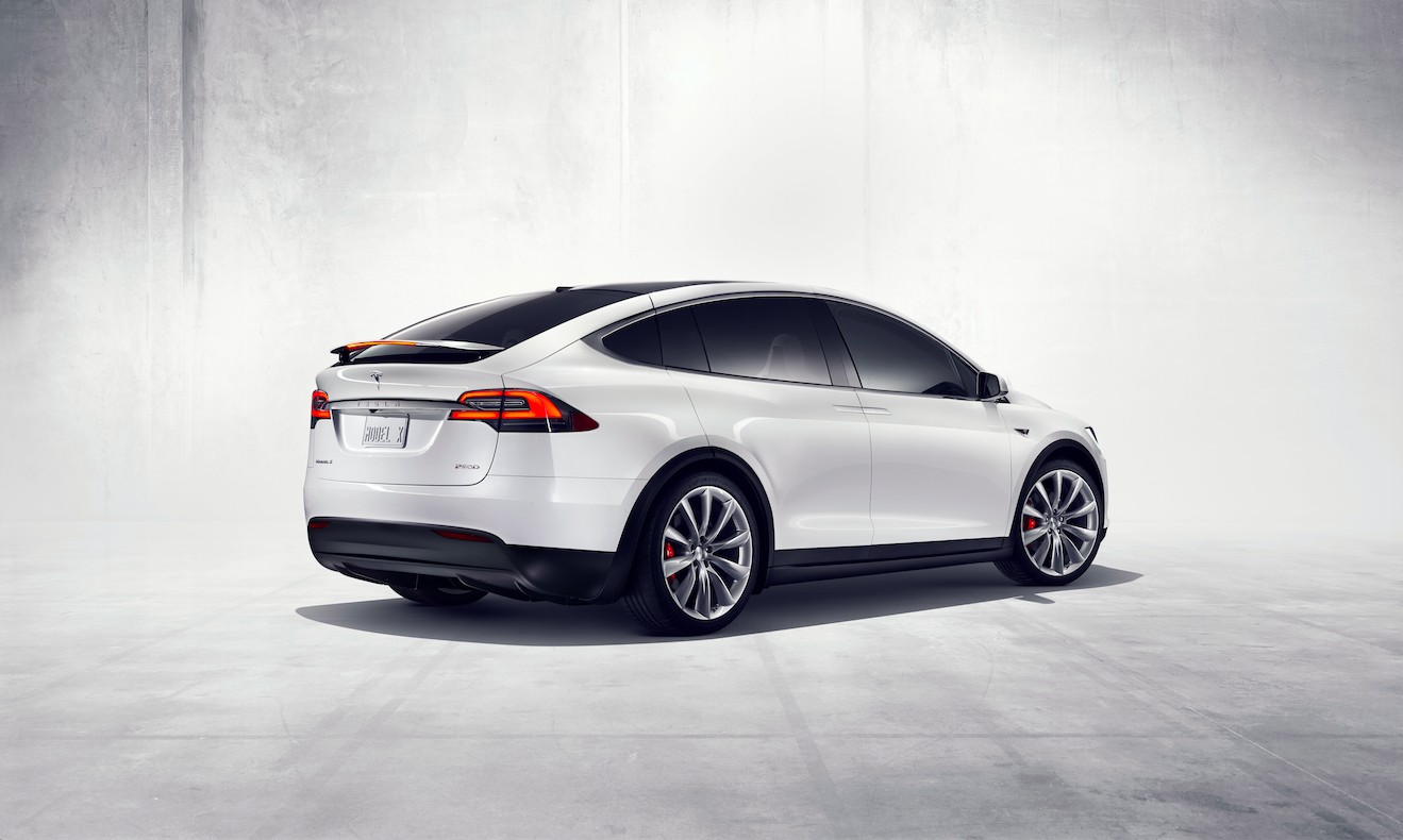 Tesla Model X exterior - Rear Left Angled
