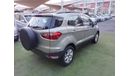Ford EcoSport 2015 Gulf model, cruise control, rear wing, alloy wheels, fog lights sensors, in excellent condition