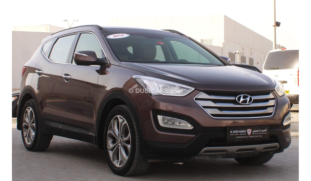 هيونداي سانتا في GLS اعلى هيونداي سنتافي 2014 خليجي فل ابشن بحالة ممتازة